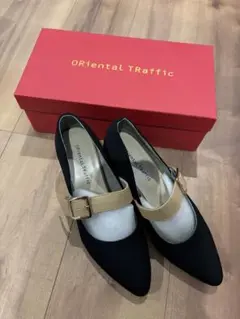 Oriental Traffic 新品未使用　パンプス 黒/ベージュ
