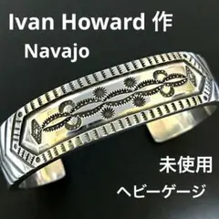 NAVAJOナバホIVAN HOWARDアイバンハワードリポウズバングル メンズ