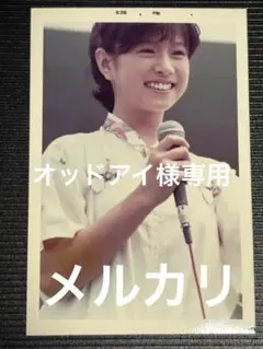 中森明菜 デビュー間もない頃の生写真