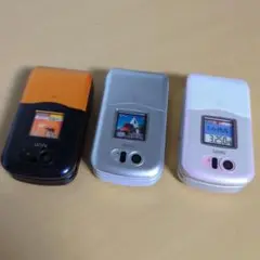 【W32S】 au 展示用モック 3台 ソニーエリクソン