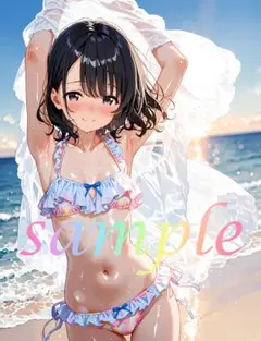 c515 美少女 かわいい イラスト 下着 コスプレ セクシー A4ポスター