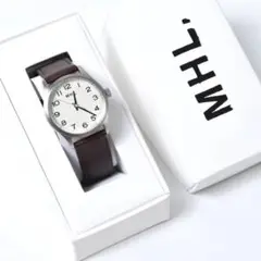 未使用 MHL. マーガレットハウエル 腕時計 レザーベルト ブラウン