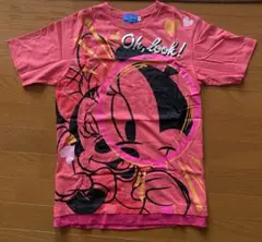 ディズニー Tシャツミニーちゃん ピンク Sサイズ