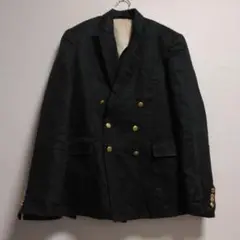 ヌメロウーノ　ダブルジャケット　金ボタン　麻混