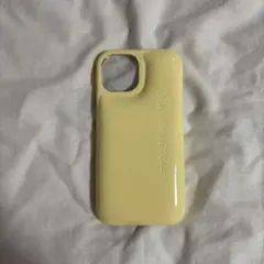 iPhone15 スマホケース 黄色