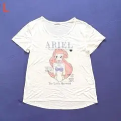 アリエル Tシャツ レディース かわいい L ホワイト 白