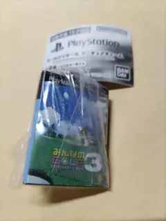 【匿名配送】PlayStationゲームパッケージミニチュアチャーム みんゴル3