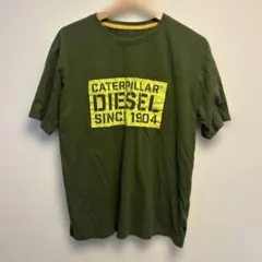 CATERPILLAR DIESEL Tシャツ オリーブグリーン