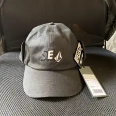 wind and sea × volcom dad hat キャップ