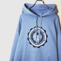 OLD NAVY フード付きパーカー オーバーサイズ 水色 XL 90s