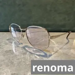 【最終値下げ】renoma レノマ 25-251 ボストン型 メガネ