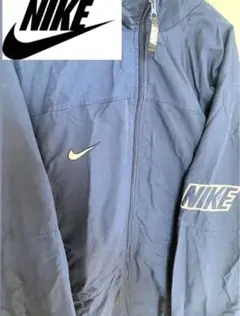 最終値下げNike ネイビーフルジップジャケット　XL オーバーサイズ　ゆるだぼ