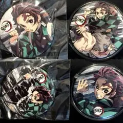 鬼滅の刃　全集中展　幕間画　缶バッジ　炭治郎×4個セット