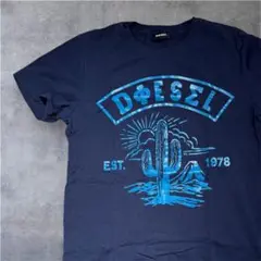 【未使用】DIESEL ネイビー Tシャツ サイズS相当