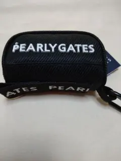 ブラック パーリーゲイツ ゴルフボールポーチ 新品 未使用