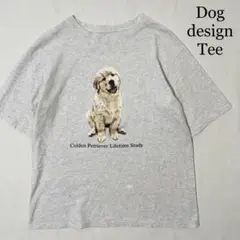 OLD ゴールデンレトリバー 子犬 わんちゃん プリントTシャツ