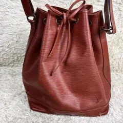 美品✨ ルイヴィトン ノエ エピ ケニアブラウン 巾着 ショルダーバッグ 本革