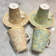 ニッコー　ウィリアムモリス　コーヒーカップ　ティーカップ　ソーサー　アンティーク