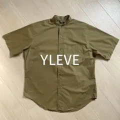 【新品】イレーヴ YLEVE スタンドカラー半袖シャツ タグ付 L 3 コモリ