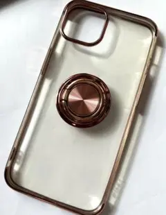 iPhone 13 リング付きクリアケース スマホケース
