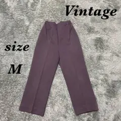Vintage ヴィンテージ (M) スティックパンツ バックウエストゴム 薄手