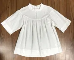 12closet サッカーモックネックブラウス