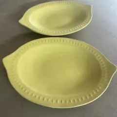 よしざわ窯　レモンのお皿　2枚セット