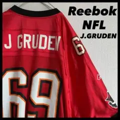 古着 NFL リーボック ゲームシャツ ジョングルーデン バッカニアーズ 2j