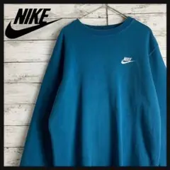 【即完売モデル】NIKE スウェット トレーナー ワンポイント刺繍ロゴ 入手困難