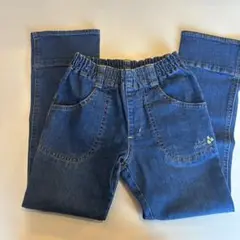 ニットプランナー　デニムブルー ロングパンツ130cm