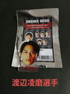 浦和レッズ　フェイスアクリルステッカー　渡辺凌磨選手