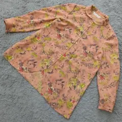 b2020 DANAPARIS ダナパリ【9】長袖シャツ 花柄 日本製