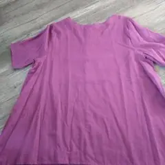 M−Lサイズ パープル コットンシャツ