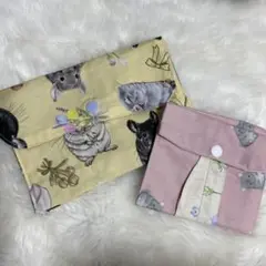 マルチケース 2点セット ハンドメイドチンチラ 小動物
