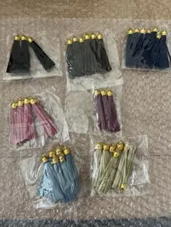 【匿名発送】レザー タッセル カン付き36本