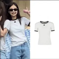 クレージュ　Tシャツ　Courreges