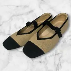 現行品　vivaia ビバイア　スクエアトゥ メリージェーンフラットシューズ