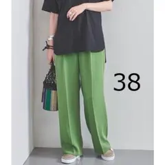 ユナイテッドアローズ　きれい色バックストラップタックパンツ　サイズ38　日本製