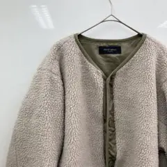 【chocol raffine robe】フリースジャケット　カーキ　F