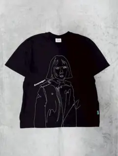 Mmlg 87mm SOUL 人 ヒューマン 刺繍 半袖 Tシャツ 黒 韓国