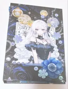 ※ファイルのみ おすそ分けファイル 女の子 コラージュ 素材 紙モノ ブルー 青