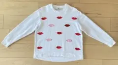 【Stella McCartney】リップエンブロイダリースウェット