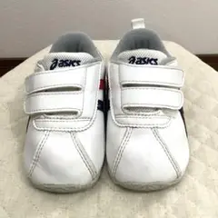 アシックス　ホワイトキッズシューズ
