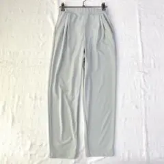 【ユニクロ】クレープジャージーテーパードパンツ タック有 ストレッチ 速乾 S