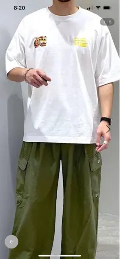 ニコアンド　オリエンタルモチーフＴシャツ
