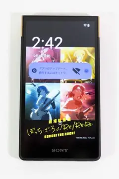 SONY NW-ZX707 ぼっち・ざ・ろっく コラボ アニメ「ぼっち・ざ・ろっく！」のオリジナルデザインを刻印した