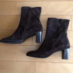 最終価格 未使用 Robert Clergerie スウェード ショートブーツ