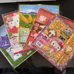【未開封】ハローキティ栃木限定タオル5枚セット