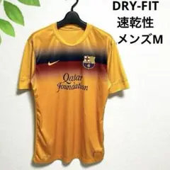 サッカー スポーツユニホーム DRY-FIT メンズM 半袖Tシャツ イエロー