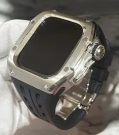 アップルウォッチカバーケースApple Watchラバーバンドベルト46-k